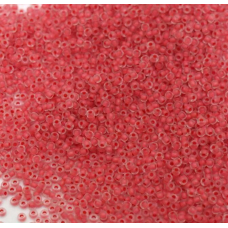 38397 matt бісер №10 Preciosa (Чехія) 5 грамів. Прозорий матовий профарбований