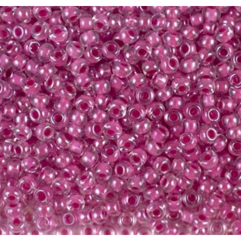 38625 бісер №10 Preciosa (Чехія) 5 грамів. Прозорий профарбований