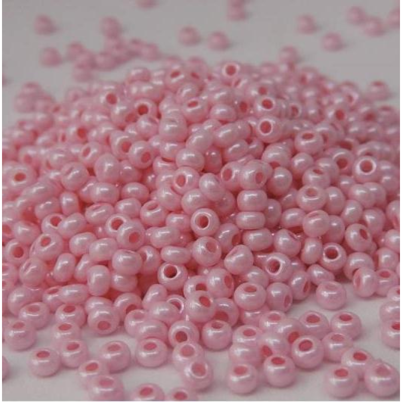 46394 бісер №10 Preciosa (Чехія) 5 грамів. Перламутровий