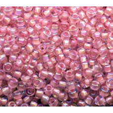 58594 бісер №10 Preciosa (Чехія) 5 грамів. Прозорий профарбований райдужний