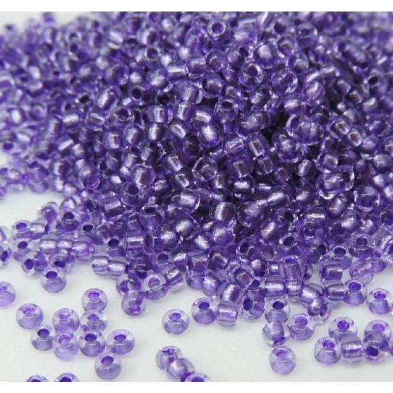 68228 бісер №10 Preciosa (Чехія) 5 грамів. Прозорий профарбований