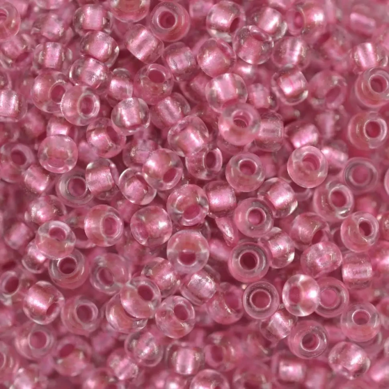 68298 бісер №10 Preciosa (Чехія) 5 грамів. Прозрачный прокрашенный