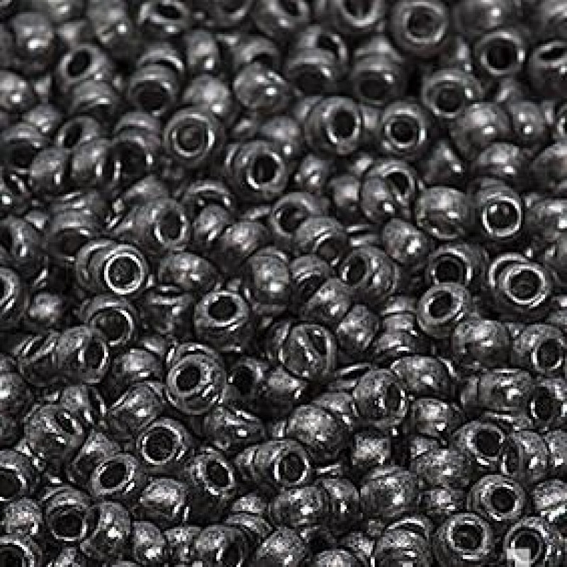 363-10/0-18949 Бісер Чехія (блискучий матовий, сірий пастельний тертий), упаковка 50 грамів