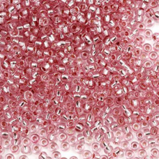 78293 бісер №10 Preciosa (Чехія) 5 грамів. Блискучий із срібною серединкою