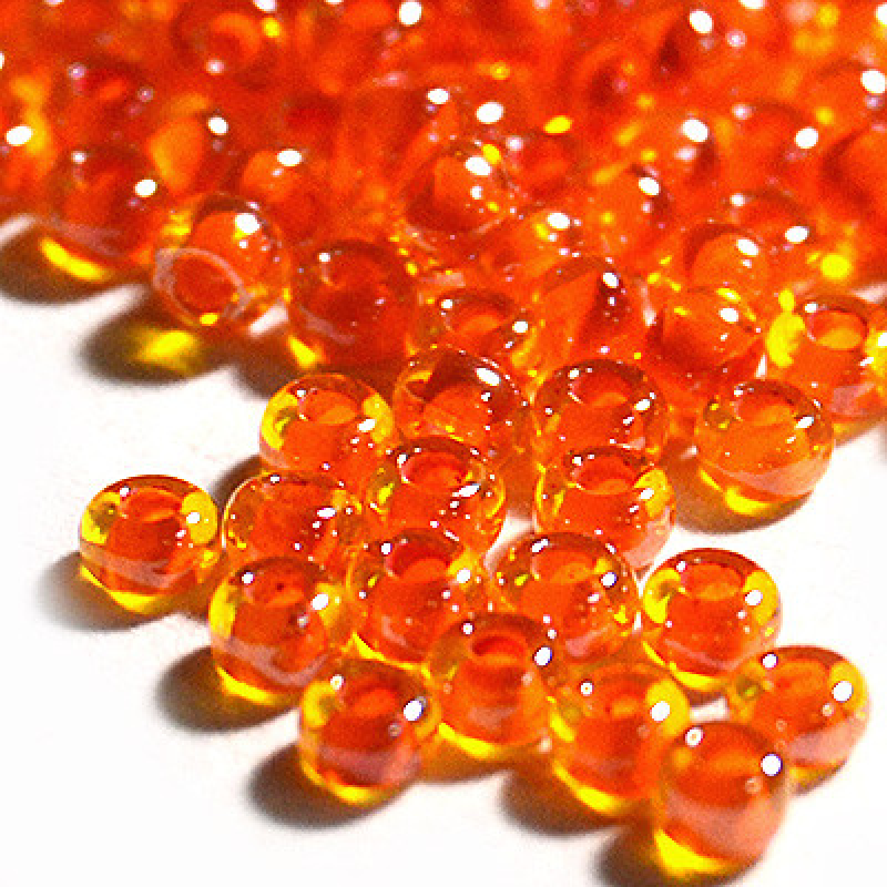 81393 бісер №10 Preciosa (Чехія) 5 грамів. Прозорий профарбований