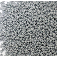 16442 бісер №10 Preciosa (Чехія) 5 грамів. Алебастровий перламутровий райдужний