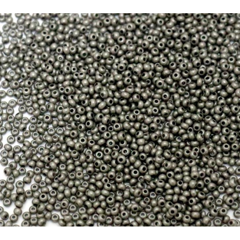 16745 бісер №10 Preciosa (Чехія) 5 грамів. Алебастровий перламутровий