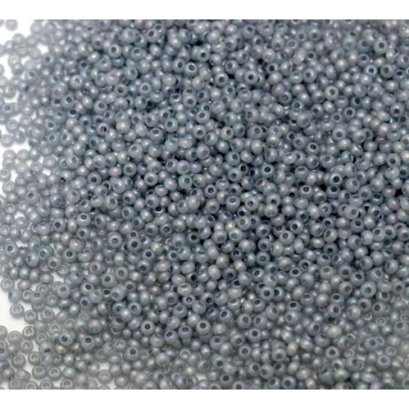 17442 бісер №10 Preciosa (Чехія) 5 грамів. Перламутровий райдужний