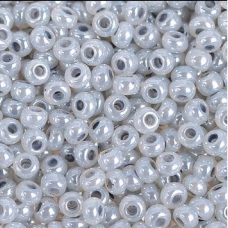 37342 бісер №10 Preciosa (Чехія) 5 грамів. Перламутровий