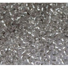 38249 бісер №10 Preciosa (Чехія) 5 грамів. Прозорий з перламутровим профарбуванням