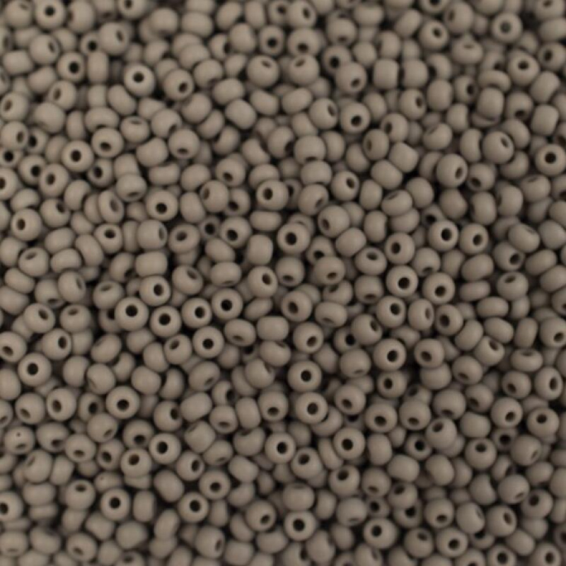 43020 matt бісер №10 Preciosa (Чехія) 5 грамів. Натуральний матовий