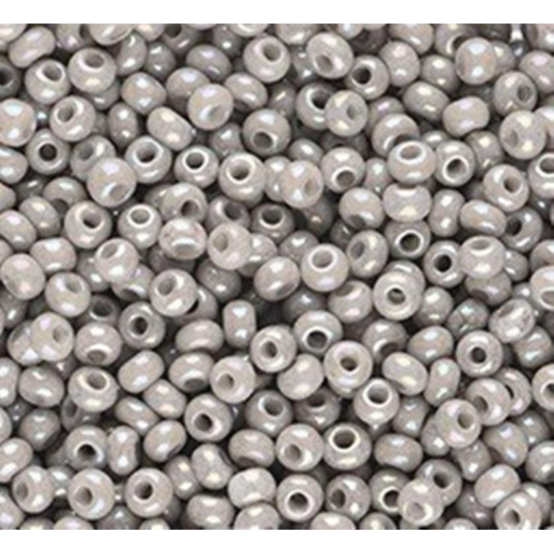 43141 бісер №10 Preciosa (Чехія) 5 грамів. Перламутровий райдужний