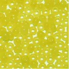 413-10/0-02181 Бісер Чехія (алебастровий, жовтий), упаковка 50 грамів