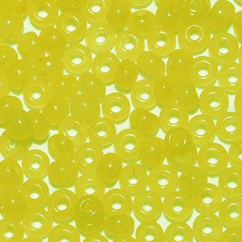 413-10/0-02181 Бісер Чехія (алебастровий, жовтий), упаковка 50 грамів