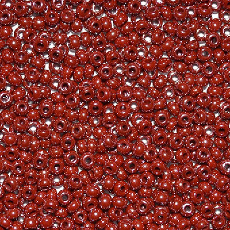 548-10/0-98190 Бісер Чехія (перламутровий, червоно-бордовий), упаковка 50 грамів