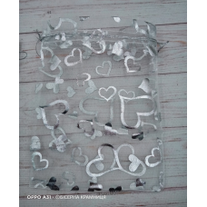 Подарунковий мішечок з білої органзи, 13*18 см.