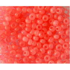 416-10/0-02191 Бісер Чехія (алебастровий, рожевий), упаковка 50 грамів