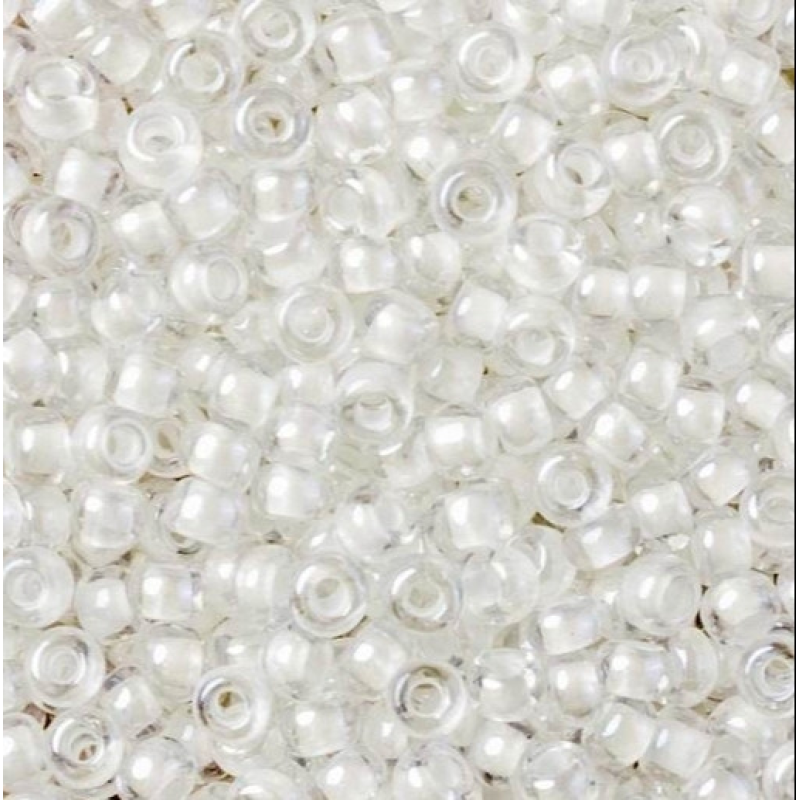737-10/0-38102 Бісер Чехія (профарбований білий), упаковка 50 грамів