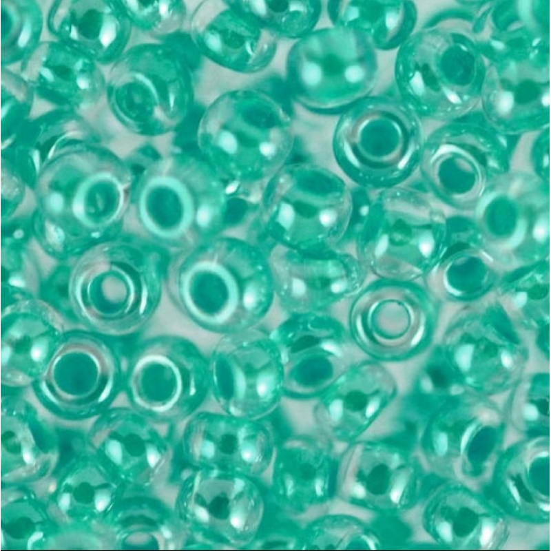 38158-10/0 Бісер Чехія (профарбований, зелений), упаковка 50 грамів