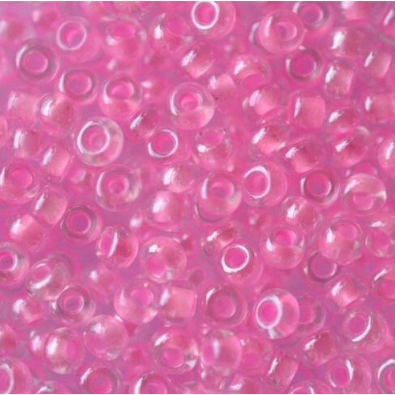 38175-10/0 Бісер Чехія (профарбований, рожевий), упаковка 50 грамів