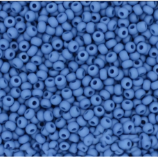 63080matt-10/0 Бісер Чехія (матовий синій натуральний), упаковка 50 грамів
