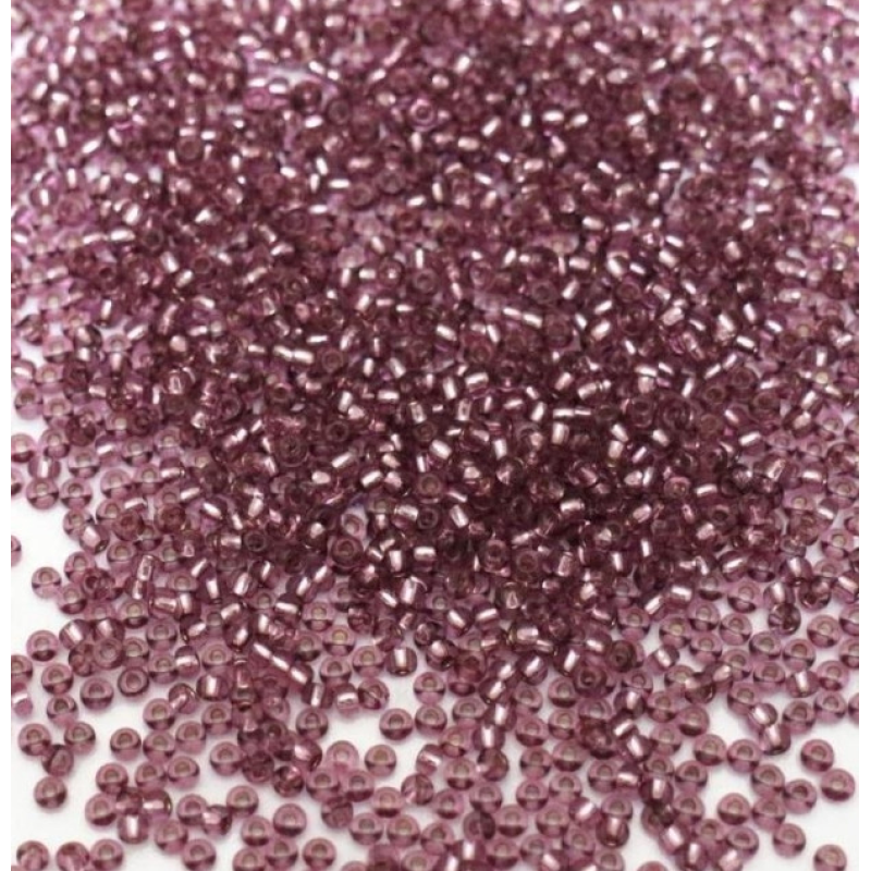 78695-10/0 Бісер Чехія (блискучий, сливовий світлий), упаковка 50 грамів