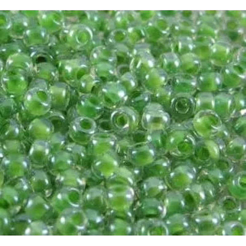 38657-10/0 Бісер Чехія (профарбований, зелений), упаковка 50 грамів