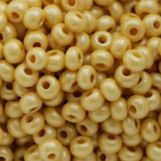 678-10/0-46383 Бісер Чехія (перламутровий жовтий темний), упаковка 50 грамів 678-10/0-46383 Бісер Чехія (перламутровий жовтий темний), упаковка 50 грамів