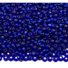 67300 matt бісер No10 Preciosa (Чехія) 5 грамів. Блискучий матовий зі срібною серединкою