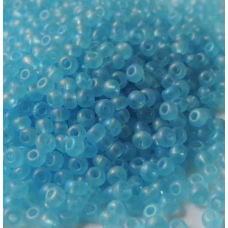 61000 matt бісер No10 Preciosa (Чехія) 5 грамів. Прозорий матовий райдужний