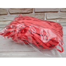 Паперовий наповнювач червоний, вага 25 грамів