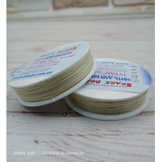 Нить для бісера TYTAN 60 бежевий, № 61407 (60 метрів)