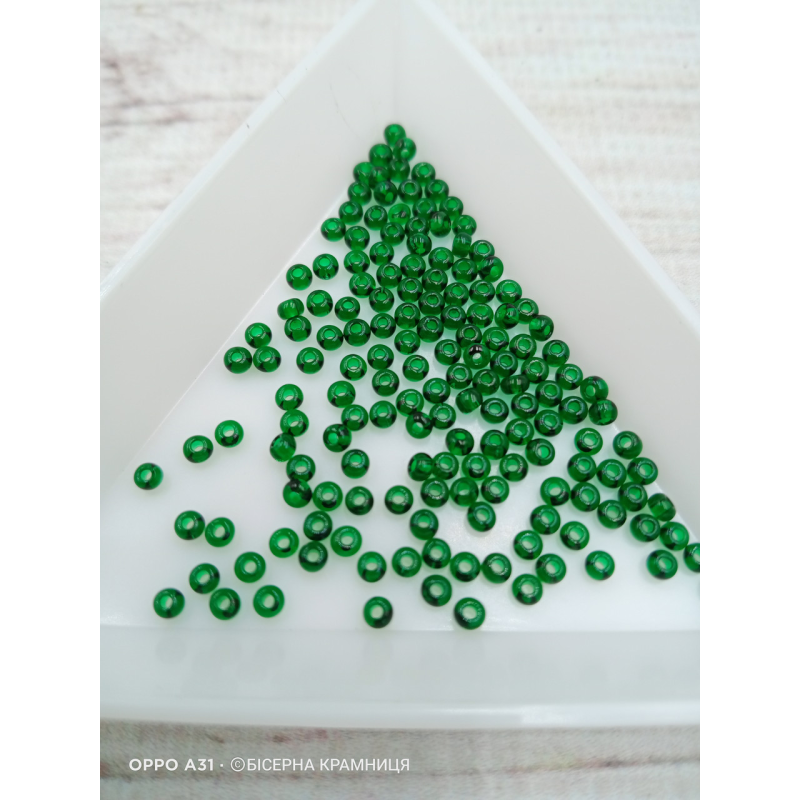 50620 бісер No10 Preciosa (Чехія) 5 грамів. Прозорий