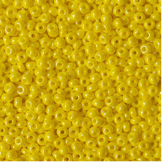550-10/0-88110 Бісер Чехія (перламутровий, жовтий), упаковка 50 грамів