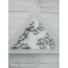 Карабін, розмір 12*6 мм чорного кольору Карабін, розмір 12*6 мм чорного кольору