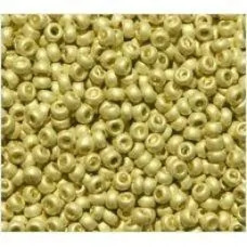 18586 matt бісер No10 Preciosa (Чехія) 5 грамів. Металізований матовий