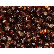 467-10/0-17140 Бісер Чехія (блискучий з квадратною серединкою, коричневий темний), упаковка 50 грамів