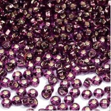 469-10/0-27060 Бісер Чехія (блискучий з квадратною серединкою, аметистовий), упаковка 50 грамів