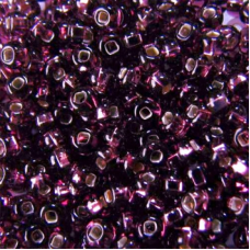 470-10/0-27080 Бісер Чехія (блискучий з квадратною серединкою, аметистовий темний), упаковка 50 грамів