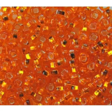 97000 кв бісер No10 Preciosa (Чехія) 5 грамів. Блискучий із квадратною срібною серединкою