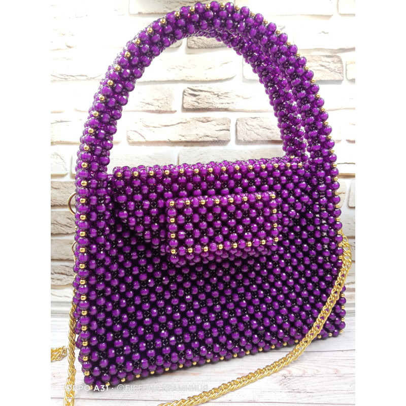 Сумочка з намистин Purple Dream