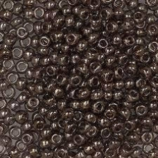 58141 бісер No10 Preciosa (Чехія) 5 грамів. Прозорий волошковий світлий із бронзовим напиленням