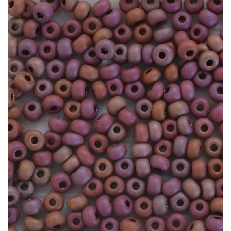 14600 matt бісер No10 Preciosa (Чехія) 5 грамів. Натуральний матовий райдужний