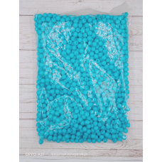 Акрилові намистини кольору синьої морської хвилі, 8 мм. 500 грамів