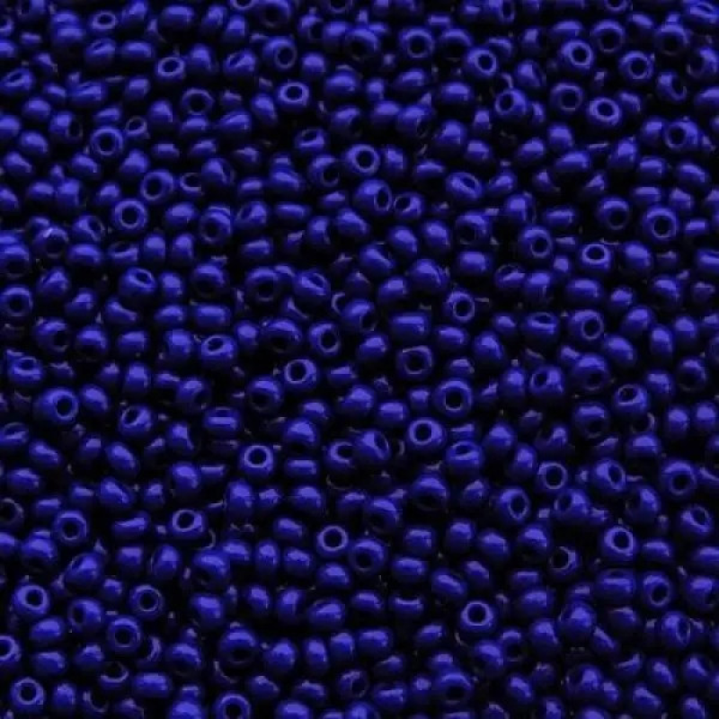 33070-10/0 Бісер Чехія (натуральний, темно-синій), упаковка 50 грамів