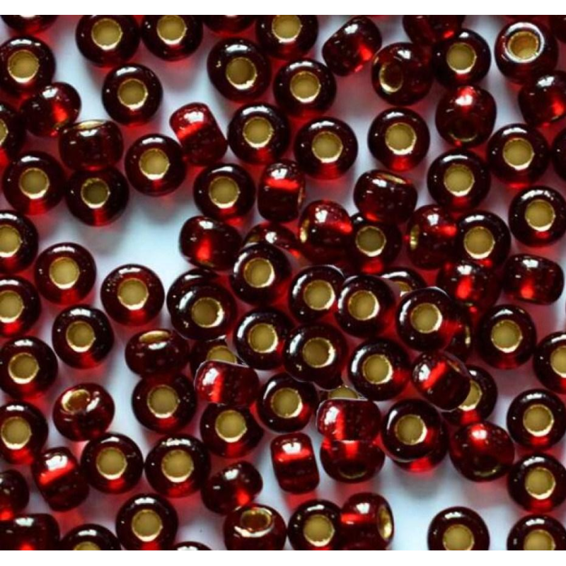 95124-10/0 бісер Preciosa (Чехія) 50 грамів. Блискучий червоний
