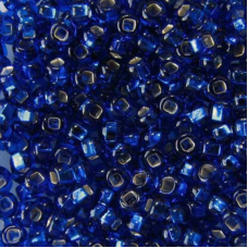 490-10/0-67300 Бісер Чехія (блискучий з квадратною серединкою, ультрамариновий), упаковка 50 грамів