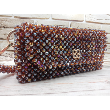 Сумочка зі скляних намистин