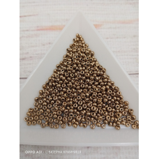 59142 бісер №10 Preciosa (Чехія) 5 грамів. Металізований люкс