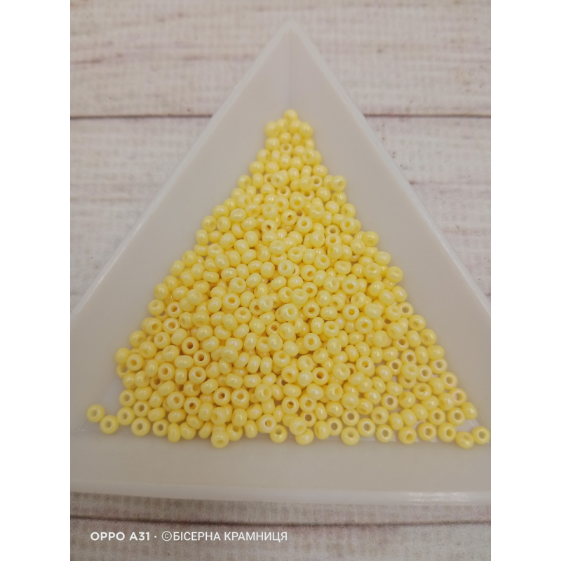 43181 бісер №10 Preciosa (Чехія) 5 грамів. Перламутровий